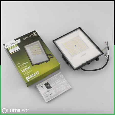 LED reflektory vonkajšie BRIGHT 100W 11000lm 4000K Vodotesné IP65 LUMILED