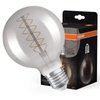 Dekoratívna LED žiarovka G95 Sphere E27 7,8W = 30W 360lm 1800K teplá biela 320° Smoke Filament Dimmable Vintage 1906 Osram