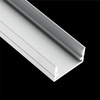 eloxovaný hliníkový profil pre LED pásy KM35 Silver Povrchová montáž 1m