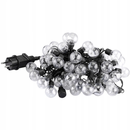 Záhradné vonkajšie osvetlenie Girland Chain 16m 100x LED 3000K NESSA LUMILED