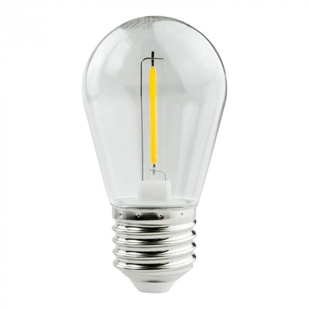 LED žiarovka Edison S14 E27 1W 100lm 2700K teplá biela FILAMENT Ecolight