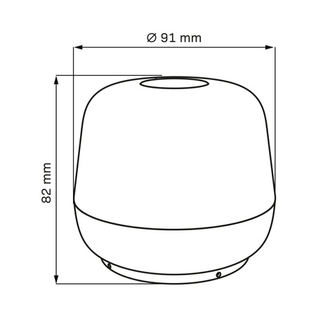 Vonkajšia dekoratívna stolová lampa LED 1,8 W 160 lm 2700K teplá biela zelená IP44 stmievateľná Samba Sanico Goldlux