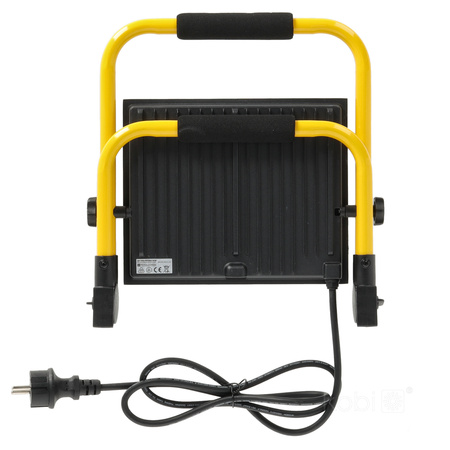 Vonkajšie LED svetlomety Záhrada 100W 8500lm 4000K neutrálna biela 110° IP54 IK06 Čierna žltá Tigra Kobi