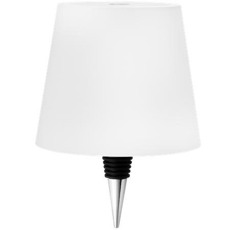 Stolová lampa Nightstopper na fľašu vína USB CCT 3 farby SALCO White LUMILED