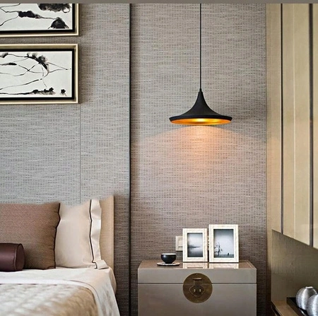 Stropné závesné svietidlo Masterled E27 Black Gold Mezo