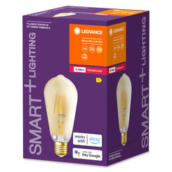 LED žiarovka E27 6W = 52W 680lm 2400K teplá biela stmievateľné vlákno SMART+ ZigBee Edison Ledvance