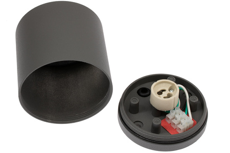 Stropné svietidlo SPOT LED QUAZAR 18 GU10 IP44 KOBI ALUMINIUM Round Grey