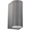 Nástenné vonkajšie fasádne svietidlo GU10 sivé IP44 Boston Sanico Goldlux