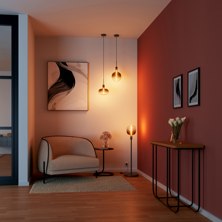 Dekoratívna LED žiarovka E27 4W = 6W 60lm 1800K teplá biela 320° Smoke Filament Dimmable Vintage 1906 Osram