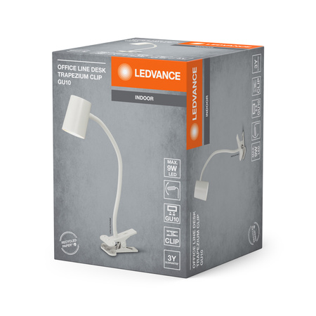 Stolná lampa na stôl GU10 biela USB-C Kancelárska linka Ledvance
