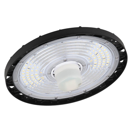 LED priemyselné svietidlo 87W 13000lm 4000K, neutrálna biela so súmrakovým snímačom pohybu čierne IP65 IK08 High Bay Gen 4 Ledvance