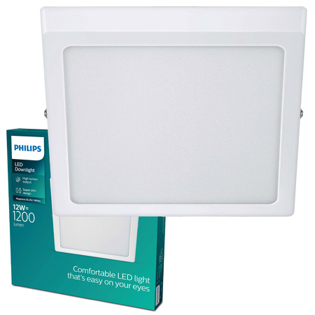 Stropná LED lampa 12W 1200lm 2700K biela Magneos Philips