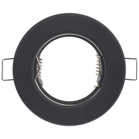 Svietidlo HALOGEN na zapustenú montáž Pevné Okrúhly grafitový plech GU10 MR16