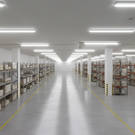 LED 20W 3200lm 5000K, neutrálna biela 140° 60cm IP65 Biele Lineárne svietidlo na povrchovú montáž Videx