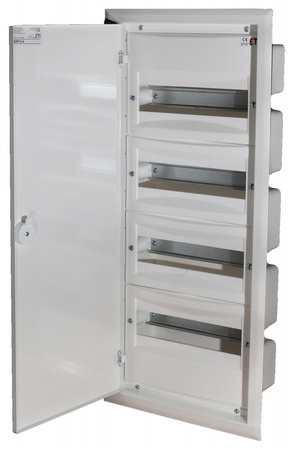 Modulárny rozvádzač 4x12 na zapustenie Kovové dvere IP40 ERP12-4 Dido ETI
