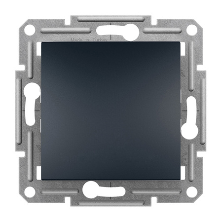 Jednopólový stroboskopický spínač bez rámu Asfora IP20 antracitový