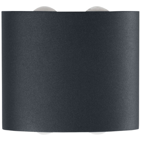 Vonkajšia záhradná lampa LED nástenná lampa 10,5W 550lm 3000K IP44 Endura Ledvance šedá