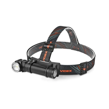 LED ručná baterka 10W 1000lm 8 Tyb USB-C Vodotesné IP66 Videx