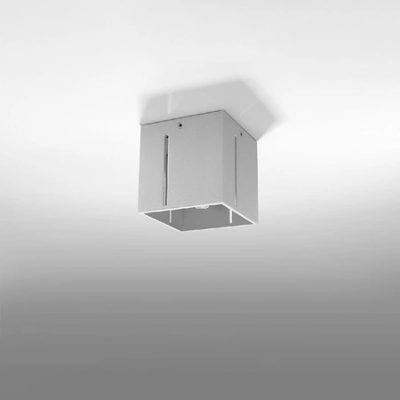 Sollux Pixar Modern P9 Square Gray Povrchová montáž stropného svetla Cube