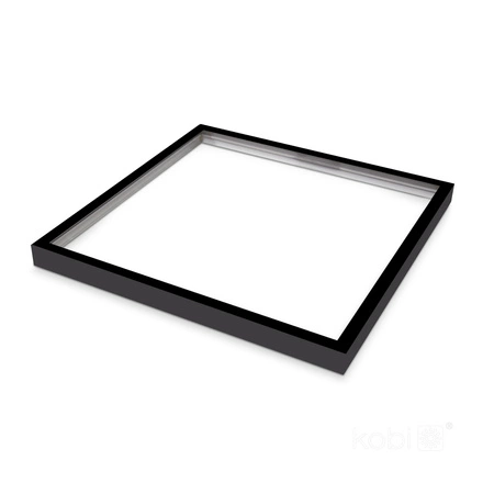 Rám na povrchovú montáž 63 mm pre LED panel 60x60 cm click Black Kobi