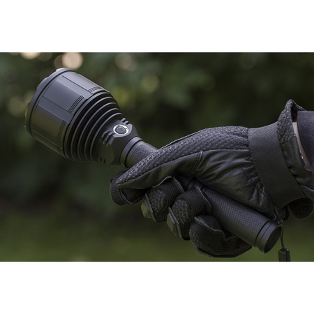 LED taktická dobíjacia vojenská ručná USB baterka XHP9090 3000lm dlhá Pro VA0043 Vayox