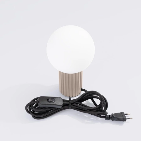Stolná stolová lampa G9 Round Beige Modern Matte Halo Sollux