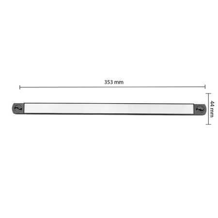 LED koľajnicové svietidlo Hliníkový pásik 1 fáza 15W 1741lm 4000K, neutrálna biela 120° Čierny mat Mondi Masterled