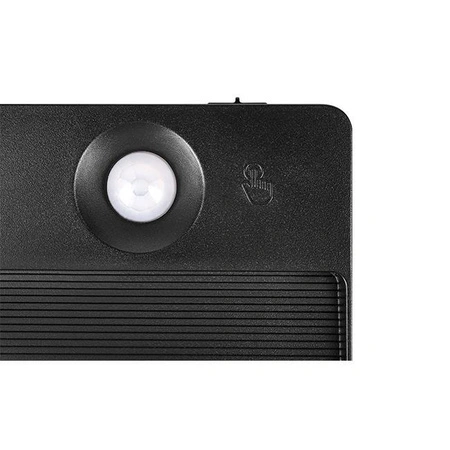 LED dobíjacia lampa 0,6W 85lm 3000/4000/6500K CCT 90° so senzorom pohybu Stmievateľná Poli Masterled Black