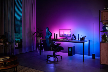 Podsvietenie monitora LED pásikom 24" 27" 15W 800lm IP20 Biela a farebná atmosféra RGB + TW Smart SMART Zigbee Bluetooth Gradient PC Strip Philips HUE