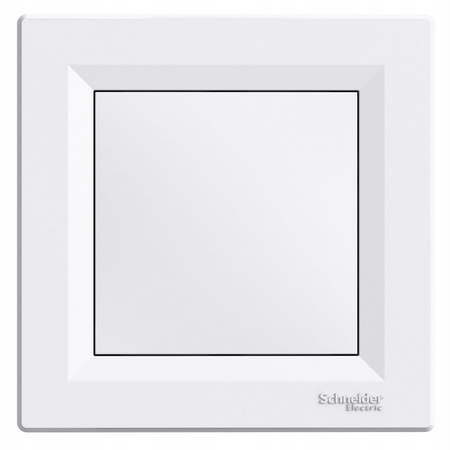 Krytka biela s rámom SCHNEIDER ASFORA