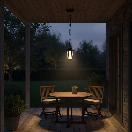 Sanico Goldlux E27 Black IP43 Liguria Liguria Závesné záhradné svietidlo