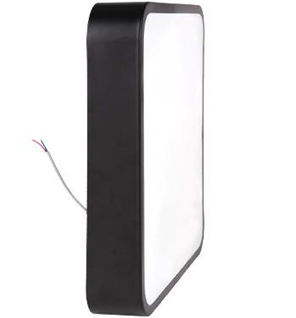 Plafond LED stropné nástenné svietidlo Square 2640lm 30W 4000K IP22 Black