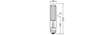 LED žiarovka E40 41W = 100W 7000lm 2700K teplá biela 360° Filament Ledvance