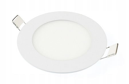 LED panel Stropné svietidlo 6W 480lm 6500K Studené zapustené Okrúhla biela Proma Masterled