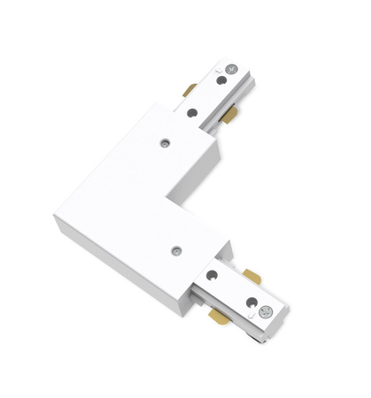 Uhlový konektor typ L Ľavý konektor pre prípojnice LED osvetlenia Jednofázový biely EasyLink Philips