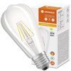 LED Edison E27 ST64 5,8W = 60W 806lm 4000K neutrálna biela 300° CRI90 Stmievateľná žiarovka Ledvance