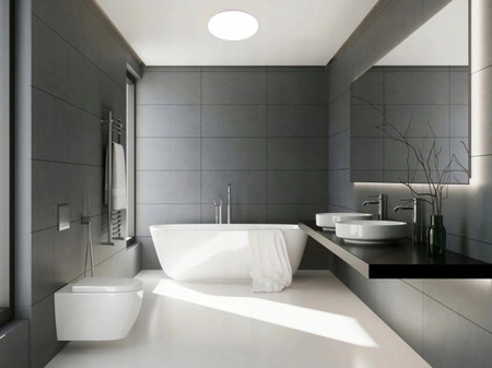 Plafond LED stropné svietidlo do kúpeľne Povrchová montáž 12W 840lm 4000K, neutrálna biela 160° Okrúhla biela IP44 ERIK Masterled