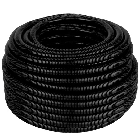 RKGS 32mm 750N vlnitá rúra s pilotom na ochranu káblov 25m čierna AKS ZIELONKA