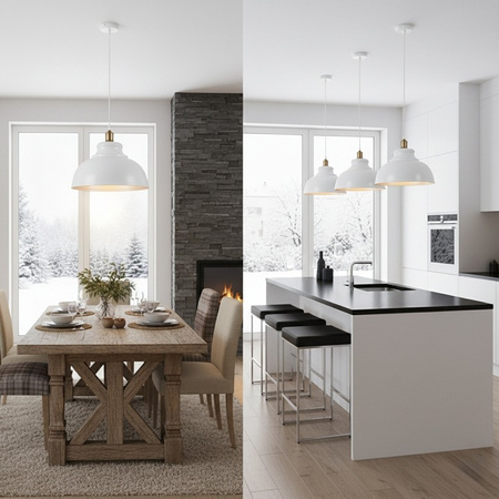 Stropné svietidlo Masterled Hanging E27 White Copper Flara