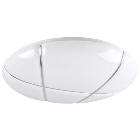 Plafond LED stropné svietidlo 72W 8000lm CCT 160° biely chróm Pilot stmievateľné Atlas Sanico Goldlux