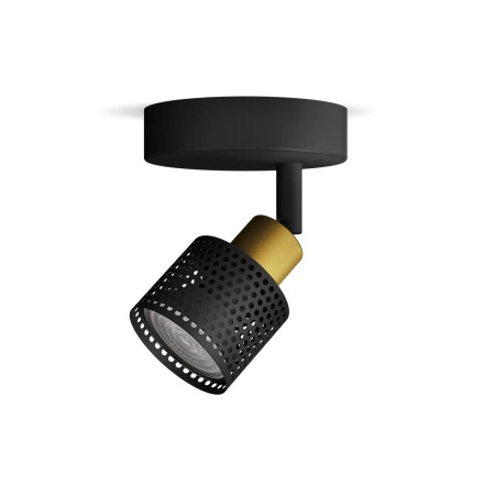 Stropné nástenné svietidlo GU10 LED Black-Copper Niall Philips