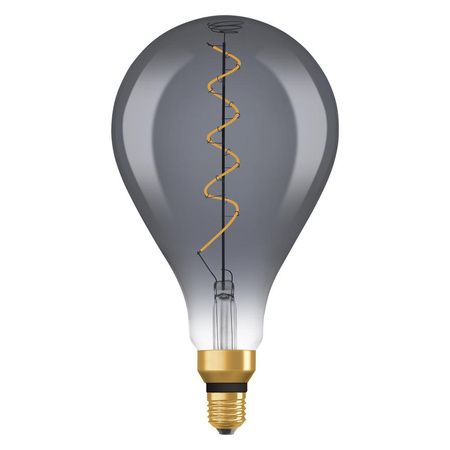 Dekoratívna LED žiarovka A160 E27 4W = 15W 140lm 1800K teplá biela 340° Smoke Dimmable Vintage 1906 Osram