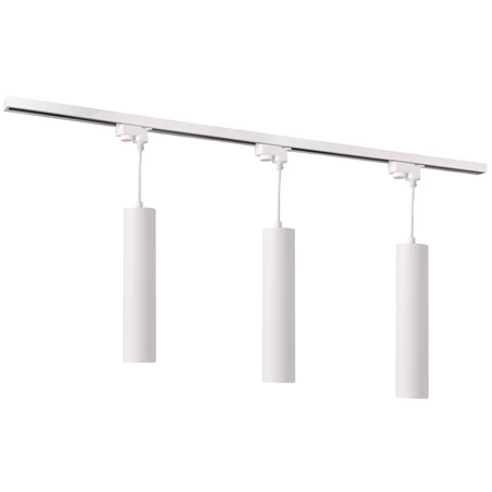 Súprava zbernicovej lišty 1-fázová lišta + 3x reflektor GU10 biely MARIBEL Sanico Goldlux