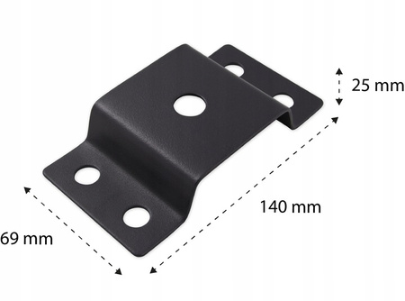 Solárne svietidlo Street Light Konzola namontovaná na 38/48 mm rúrku Black Masterled