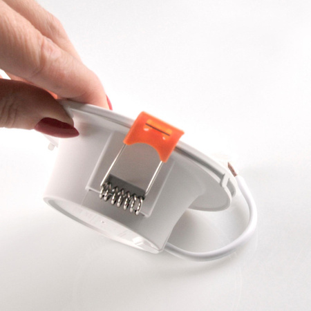 Svietidlo na zapustenú montáž 4,8W 430lm 4000K, neutrálna biela 90° biela ZOE Sanico Goldlux