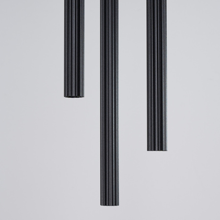 Závesné stropné svietidlo 3x G9 Tubular Black Modern Arche Sollux