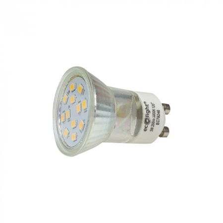 LED žiarovka reflektor GU11 GU10 3W 270lm 3000K teplá biela Ecolight