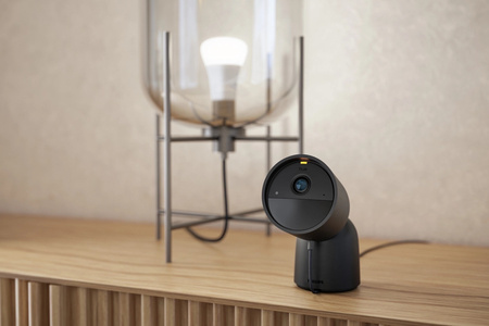 Vnútorná káblová kamera IP 1080p Full HD CMOS čierna Zigbee WiFi SMART Bezpečnostná kamera Secure Philips HUE