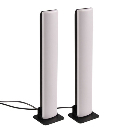 Stolná LED lampa 5W 360° čierna stmievateľná Gamer Sanico Goldlux