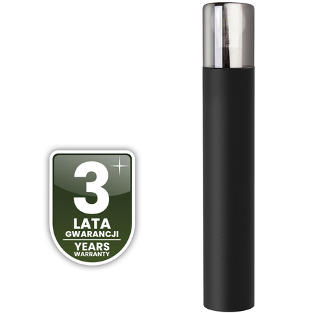 Vonkajšie stojace stĺpy Záhradné svietidlo pre žiarovku E27 Čierne sklo IP54 60 cm SALVIA LUMILED